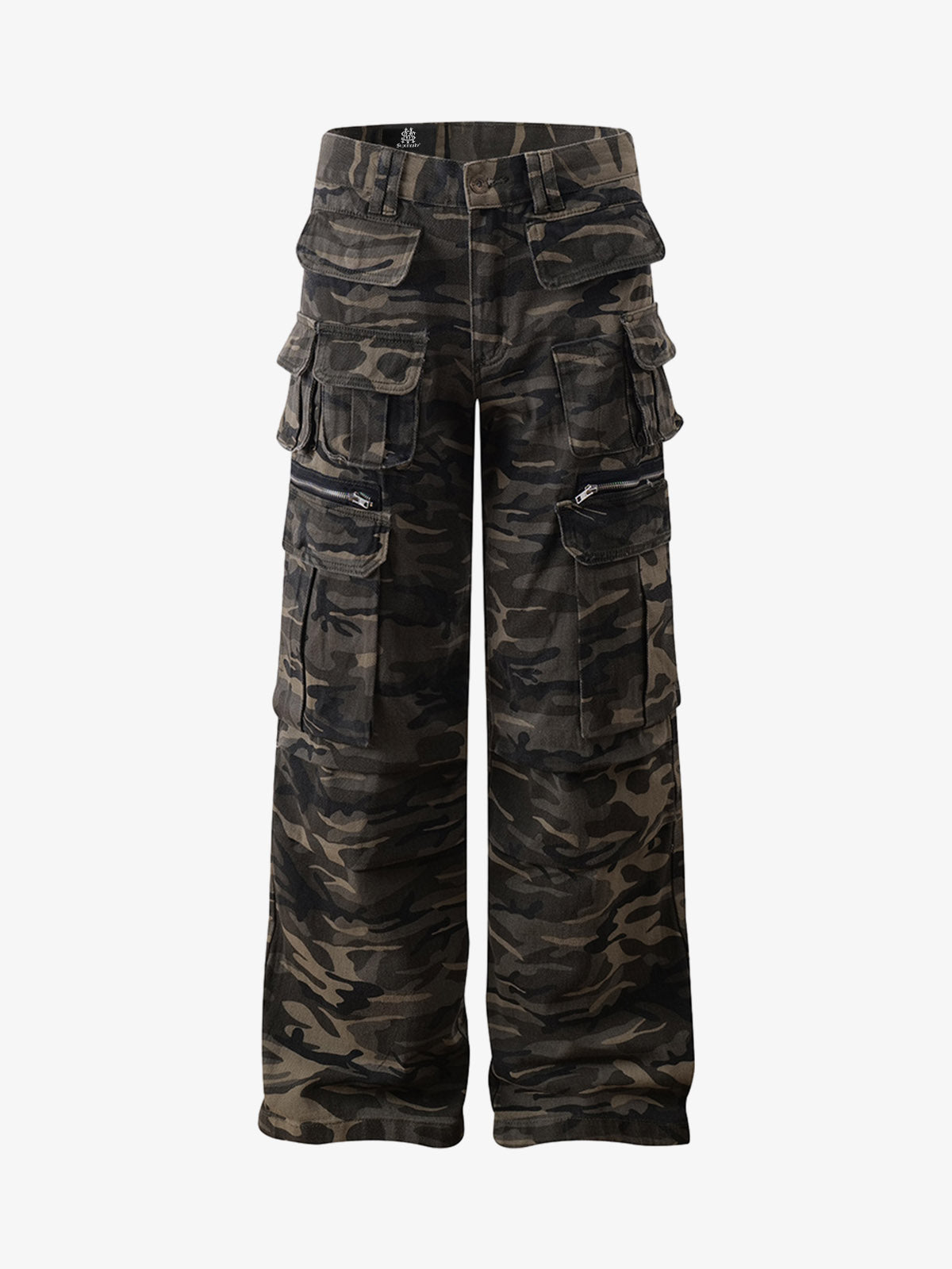 Camouflage Cargo Pants for Men - Stylish and Functional Design with Multiple Pockets 