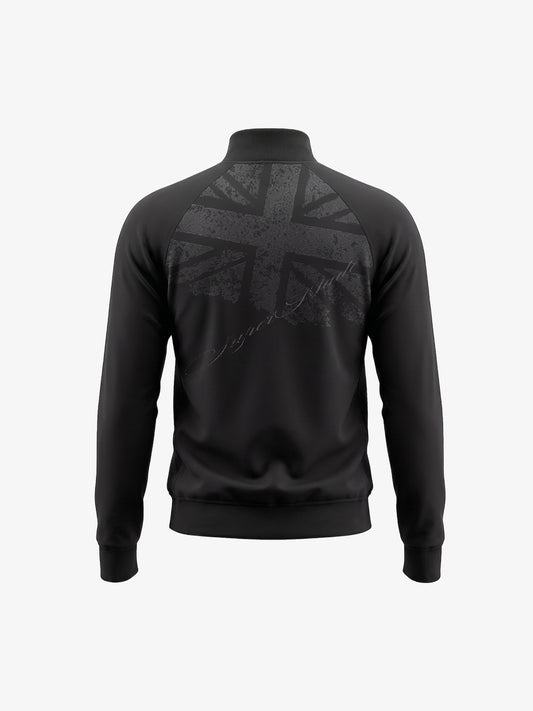 Chaqueta con estampado de estrellas y doble cremallera