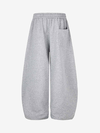 Flag Graphic Baggy Barrel Sweatpants