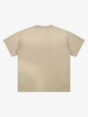 T-shirt à motif d'éclaboussures de peinture (affiche graphique) 