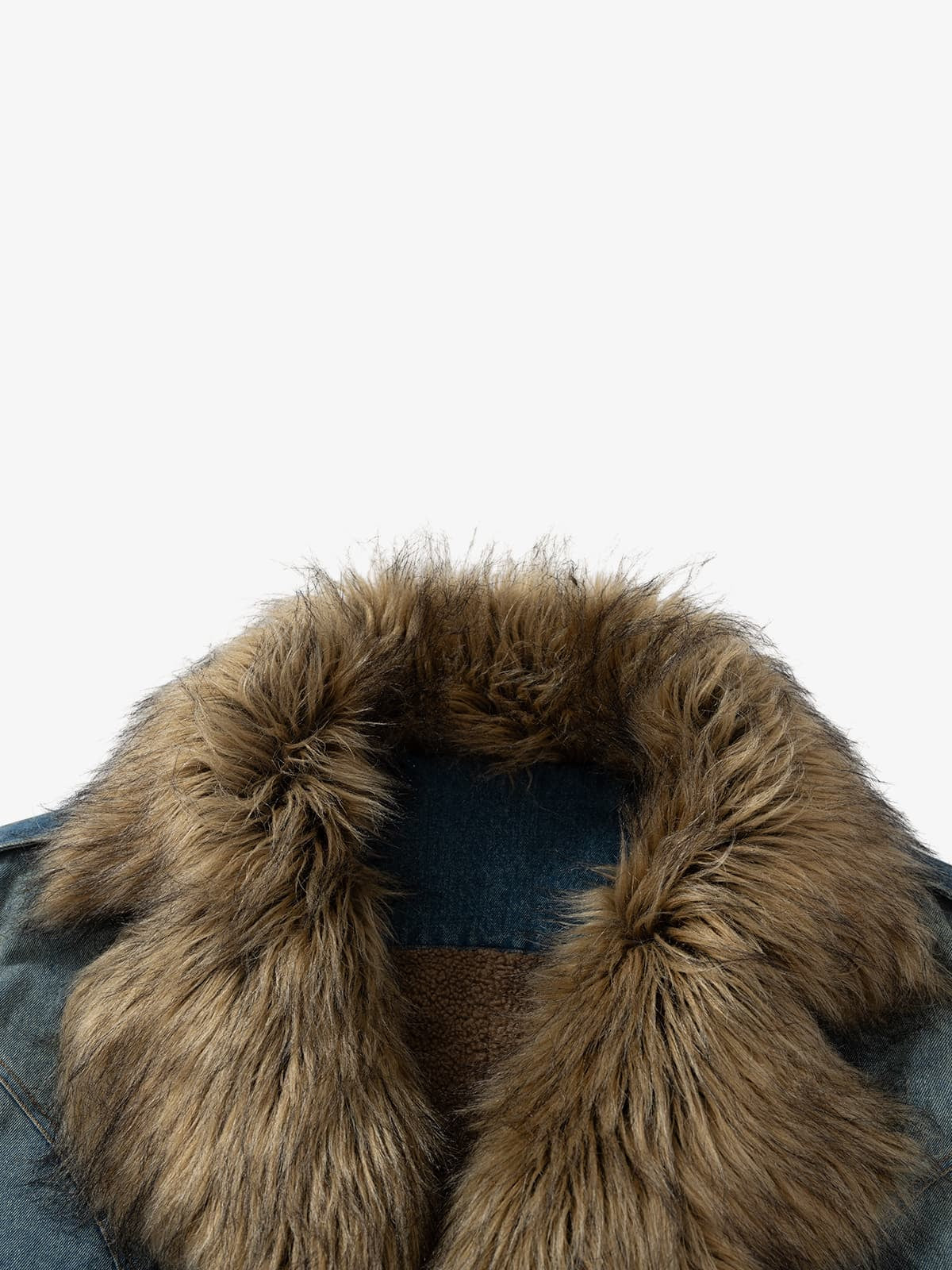 Winter-Ready Corduroy Jacket with Faux Fur Trim for Men 