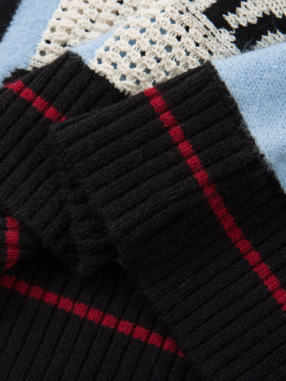 Stylish Contrast Panel Zip-Up Sweater for Casual and Sporty Looks 