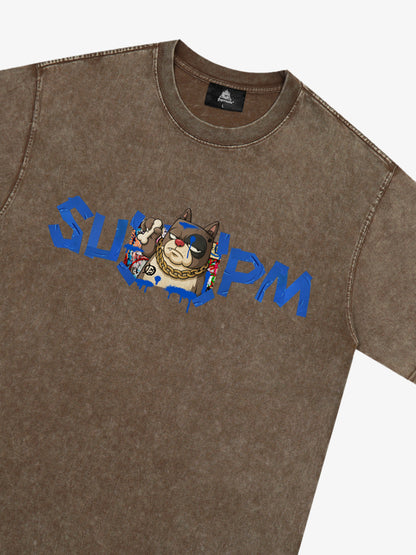 SUPM Graffiti Tape Graphic T-shirt 
