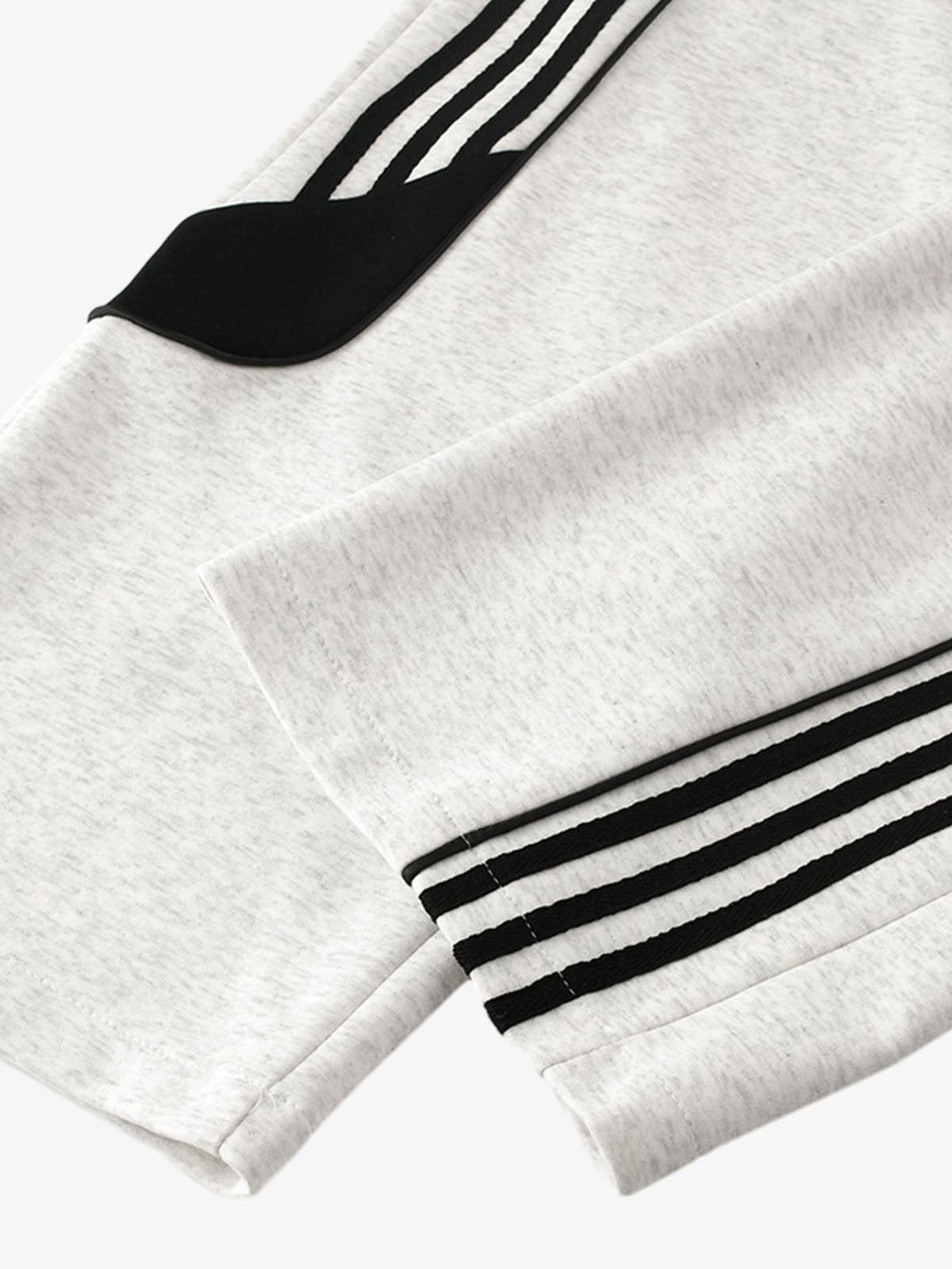 Retro Colorblock Stripe Drawstring Loose Drape Pants 