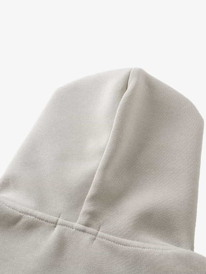 Stylish Hooded Zip-Up Sweatshirt with Unique Sleeve Design 