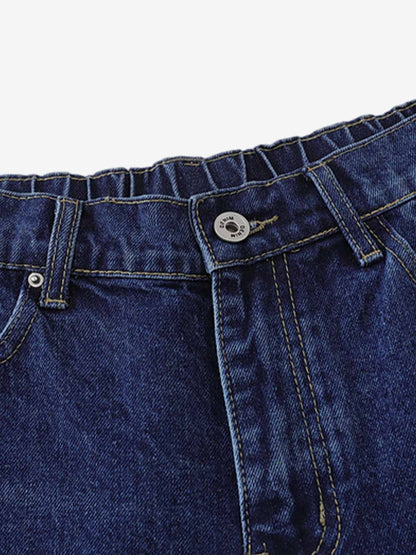 Stylish Star-Patch Denim Shorts for Summer - Perfect for Casual Outings and Festivals 