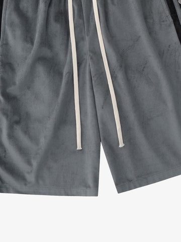 Pantalones cortos deportivos de gamuza