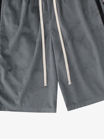 Pantalones cortos deportivos de gamuza