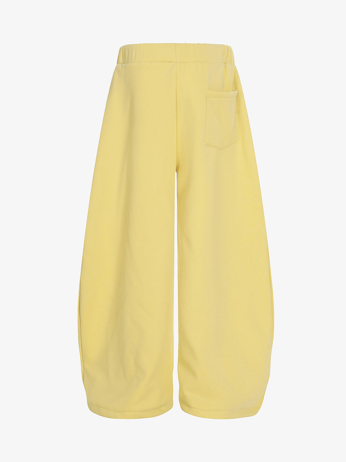 Star Patch Wide Leg Drawstring Sweatpants