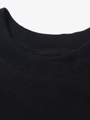Jersey Knit Detachable Badge Hooded Plaid Cape T-Shirt 