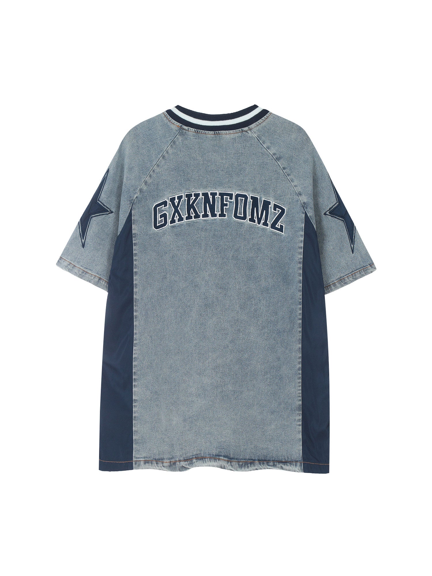Thesupermade Hight Street Washed Patchwork T-shirt - 2345