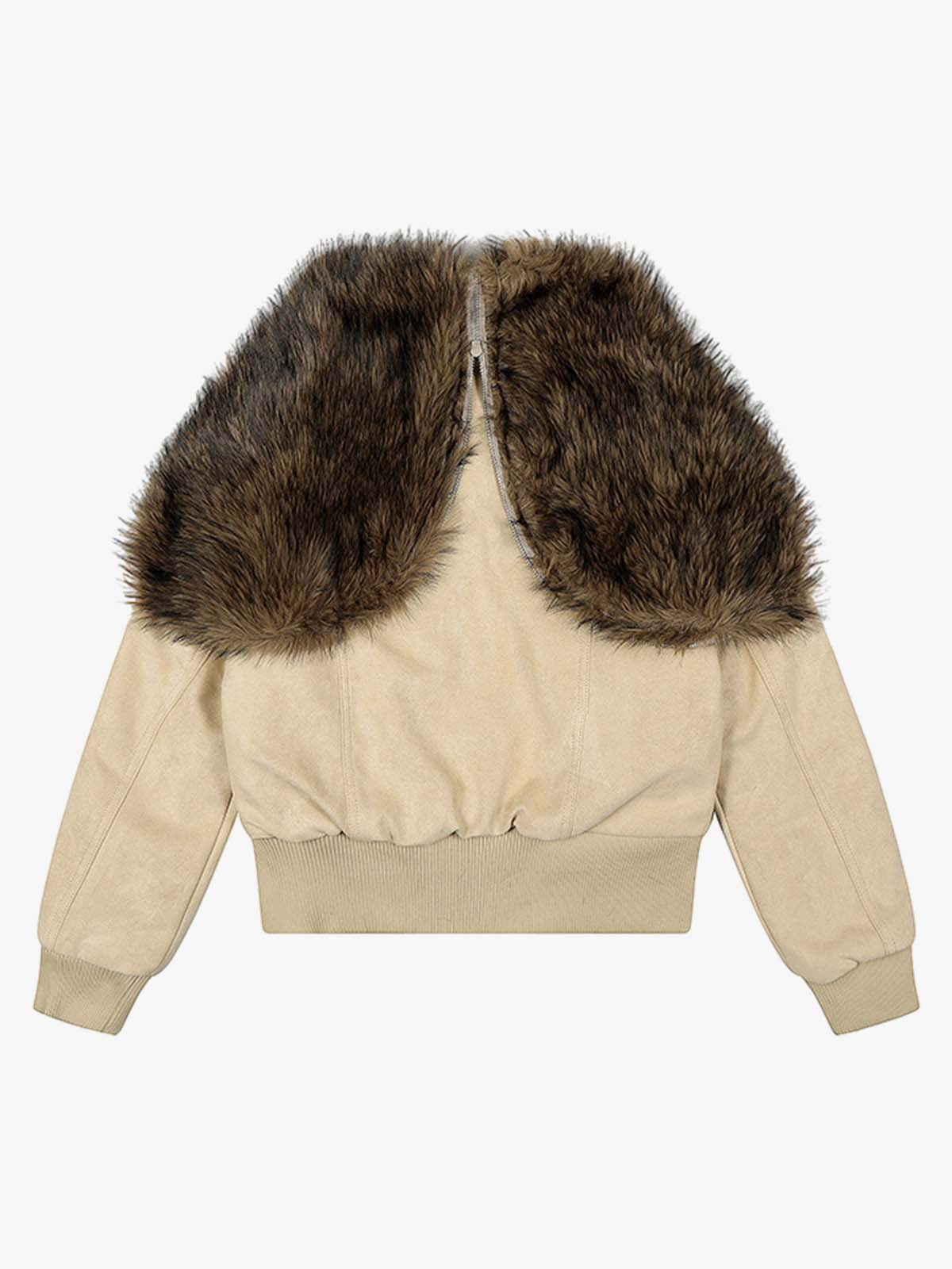 Stylish Hooded Jacket with Faux Fur Trim for Men and Women - Perfect for Casual Outfits 