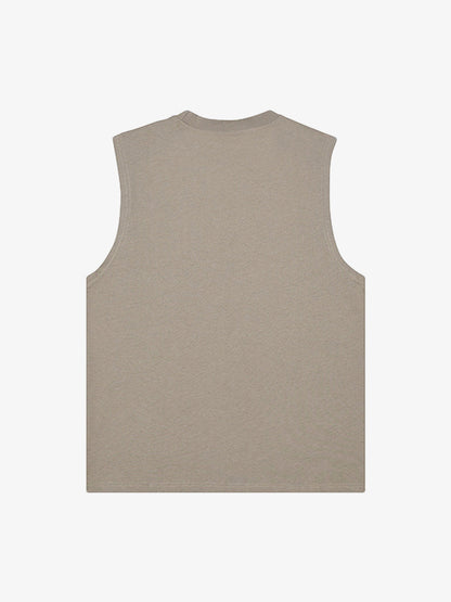 Waistcoat Embroidered Round Neck Vest 