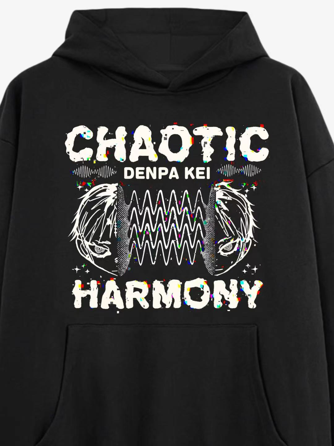 Chaotic Harmony Denpa Kei Cotton Hoodie 