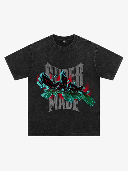 Street Graffiti Stylish Graphic T-Shirt 