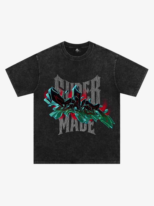 Street Graffiti Stylish Graphic T-Shirt 