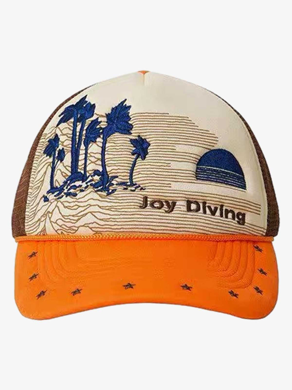 Palm Tree Mesh Trucker Hat 