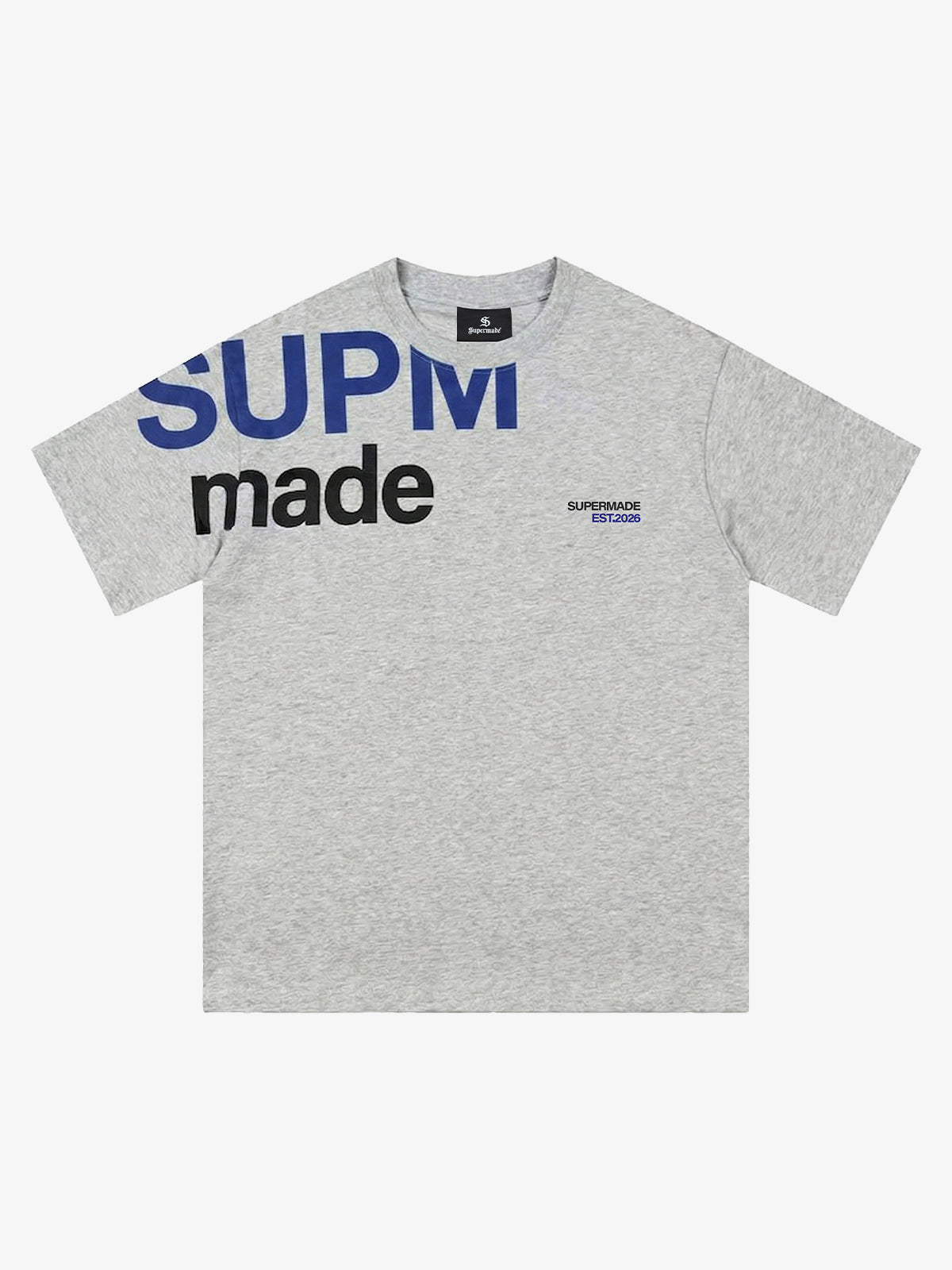 Oversized Letter Print Cotton T-Shirt