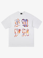 Glitch Gothic Graphic T-Shirt 