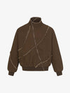 Deconstructed Patchwork Frayed Washed Jacket