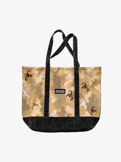 Scorpion Camo Graphic Washed Twill Tote Bag