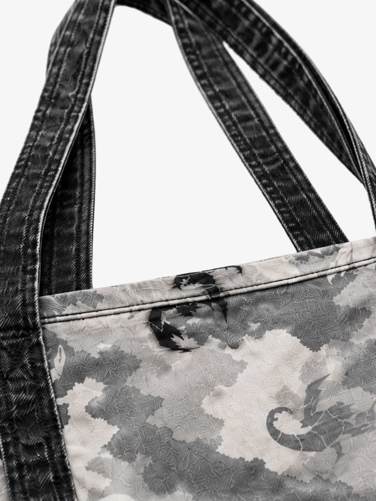 Scorpion Camo Graphic Washed Twill Tote Bag