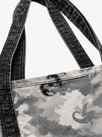 Scorpion Camo Graphic Washed Twill Tote Bag