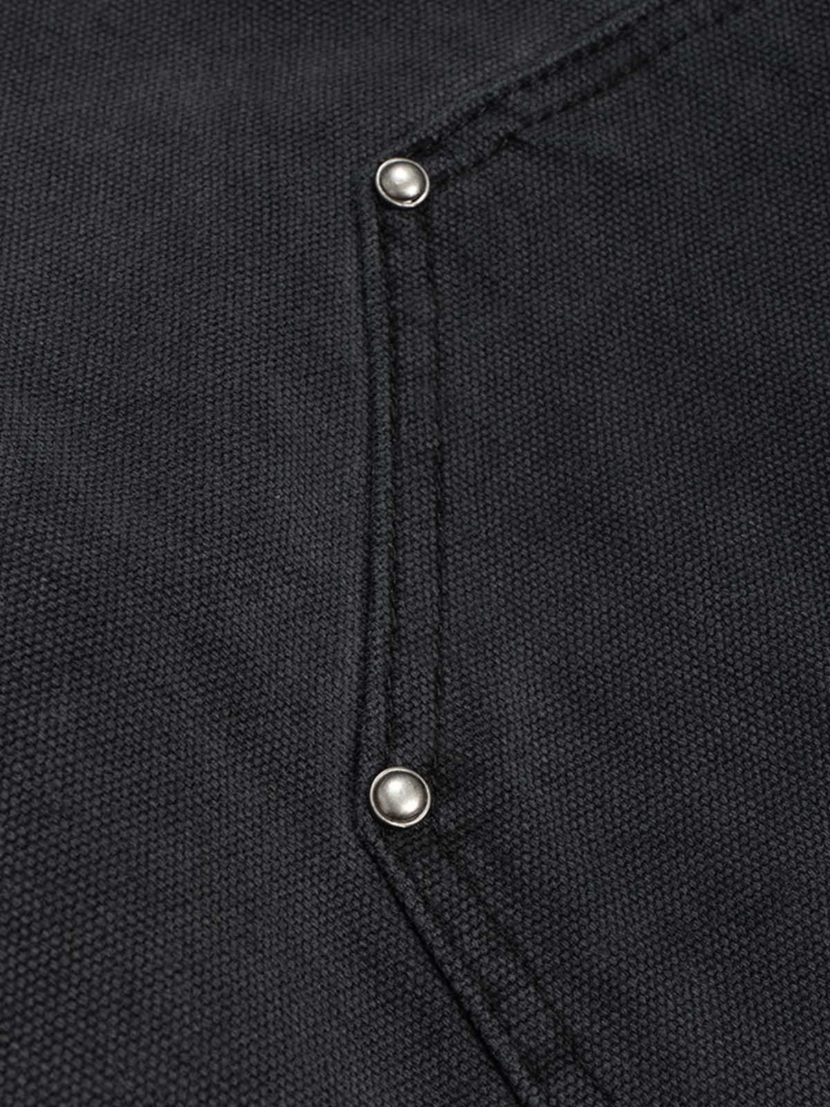Distressed Cargo Shorts with Chain Detail