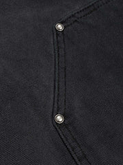 Distressed Cargo Shorts with Chain Detail