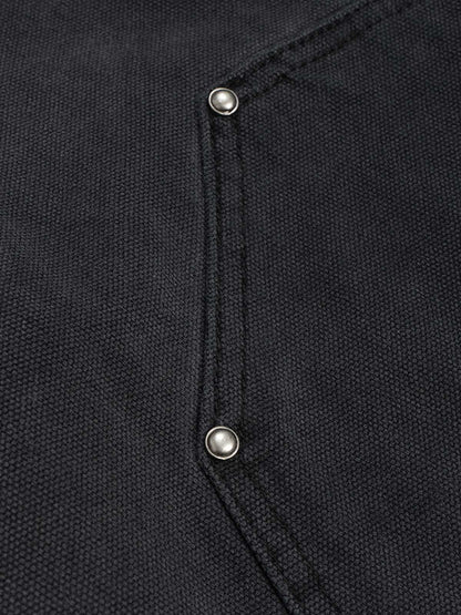 Distressed Cargo Shorts with Chain Detail