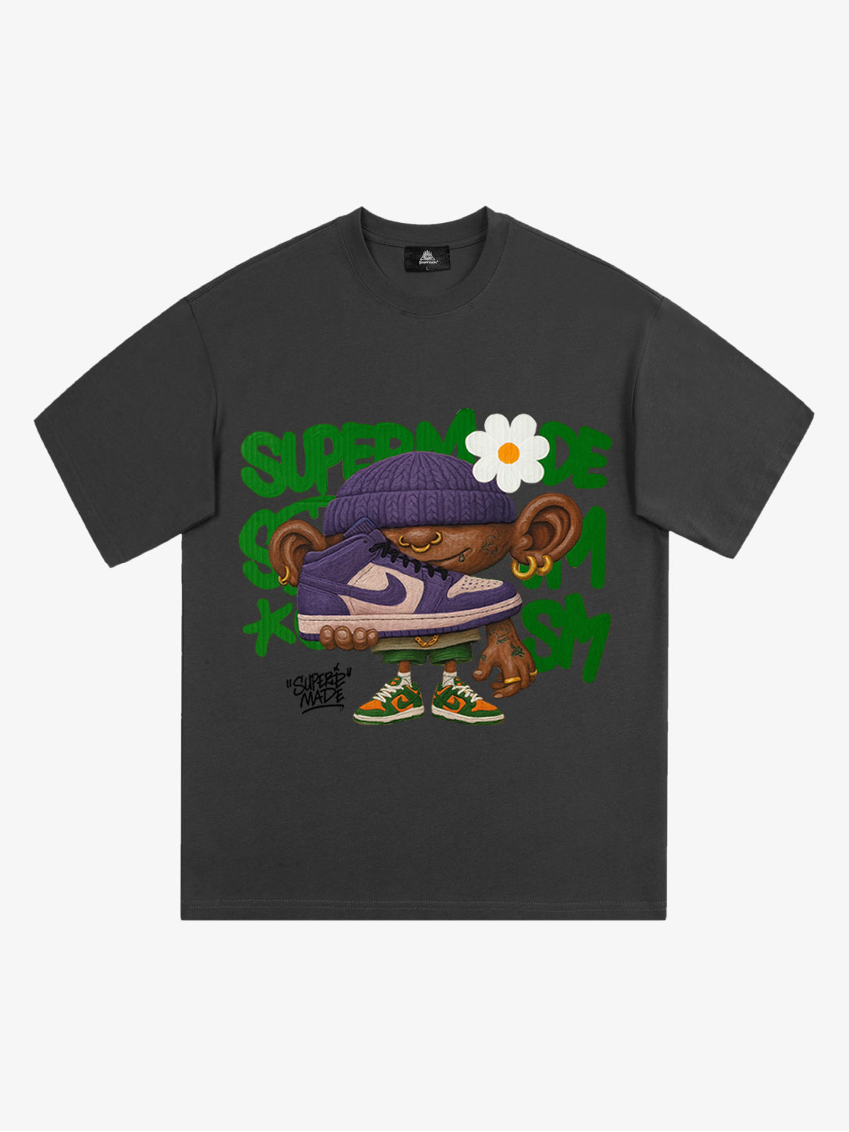 Thesupermade Cartoon Graffiti Sneaker Lovers T-shirt 