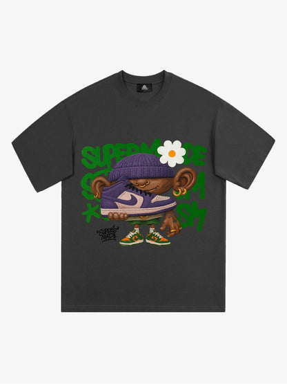 Thesupermade Cartoon Graffiti Sneaker Lovers T-shirt 