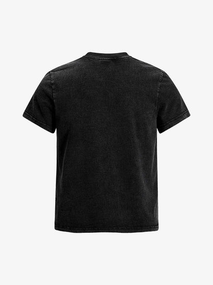 Cross Script Typography T-Shirt