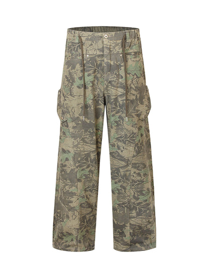 Camouflage Multi-Pocket Cargo Pants - 2355 