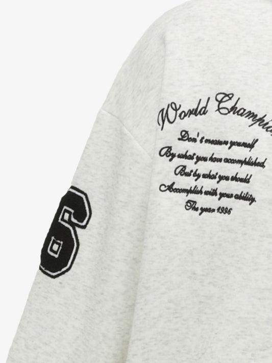 Stylish Embroidered Hoodie with Oversized Fit for Casual Wear 