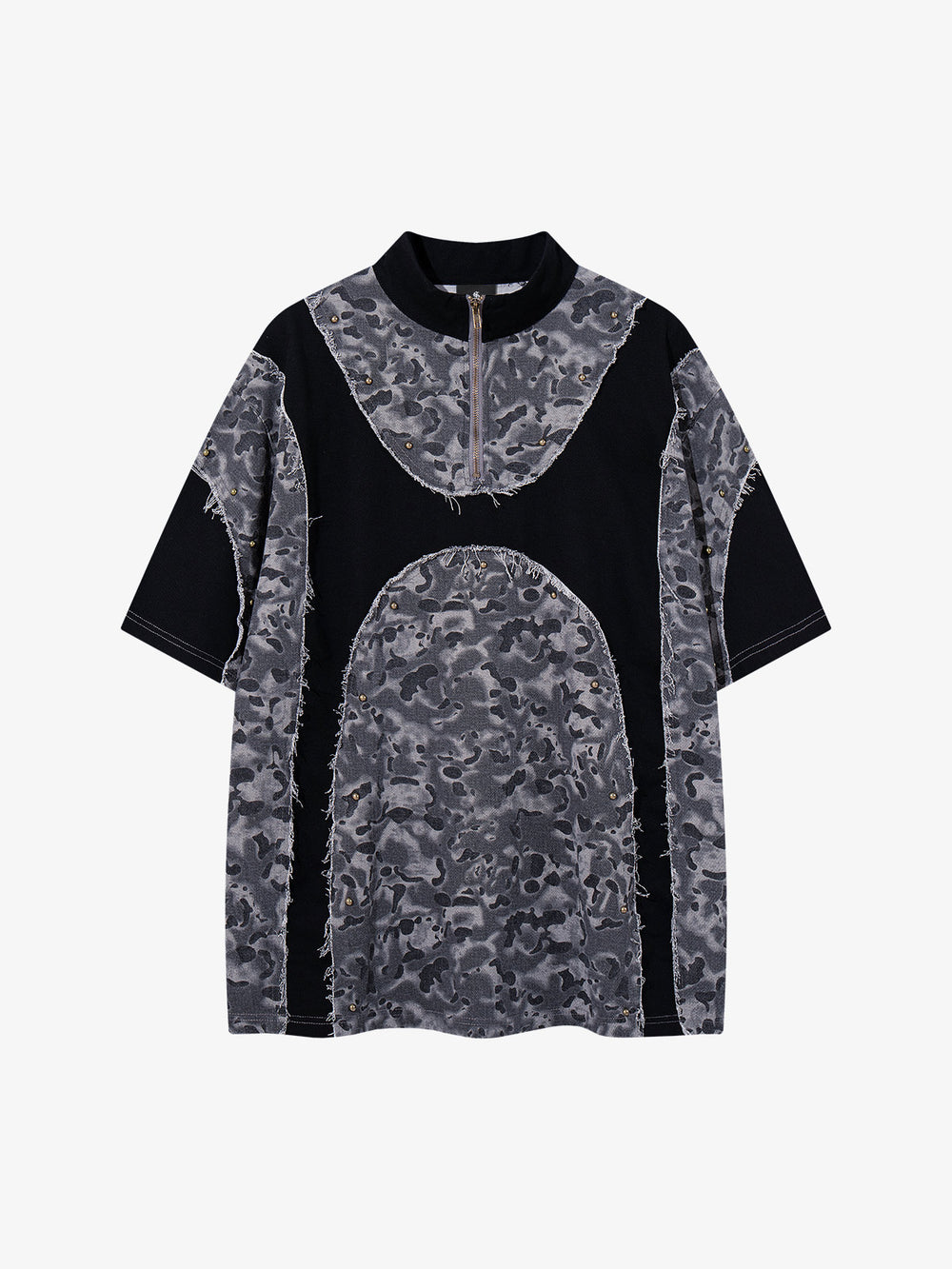 Leopard Patchwork Fur Tee