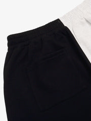 Camo Flag Graphic Patchwork Wide-Leg Sweatpants