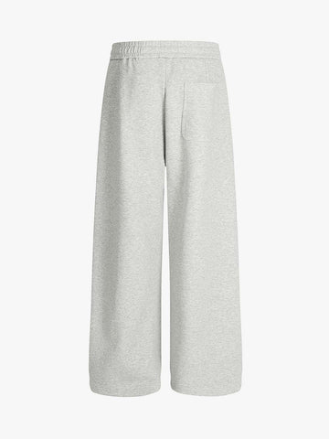 Drawstring Wide Leg Relaxed Sweatpants 