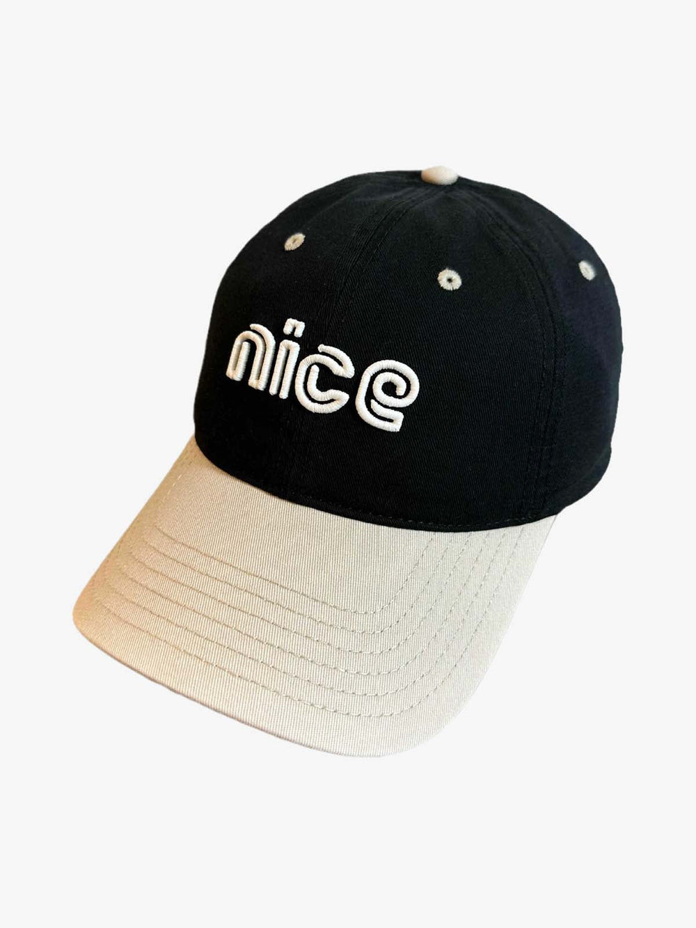 Color-Block Nice Letter Baseball Cap 