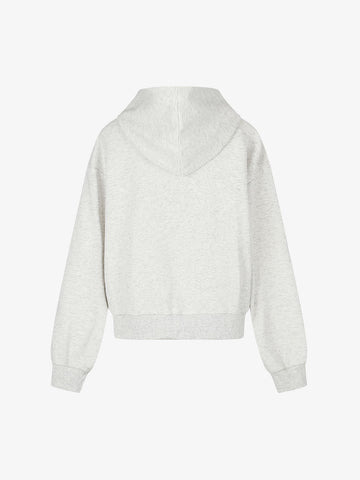 Thesupermade Distressed Number Print Regular Fit Pullover Hoodie
