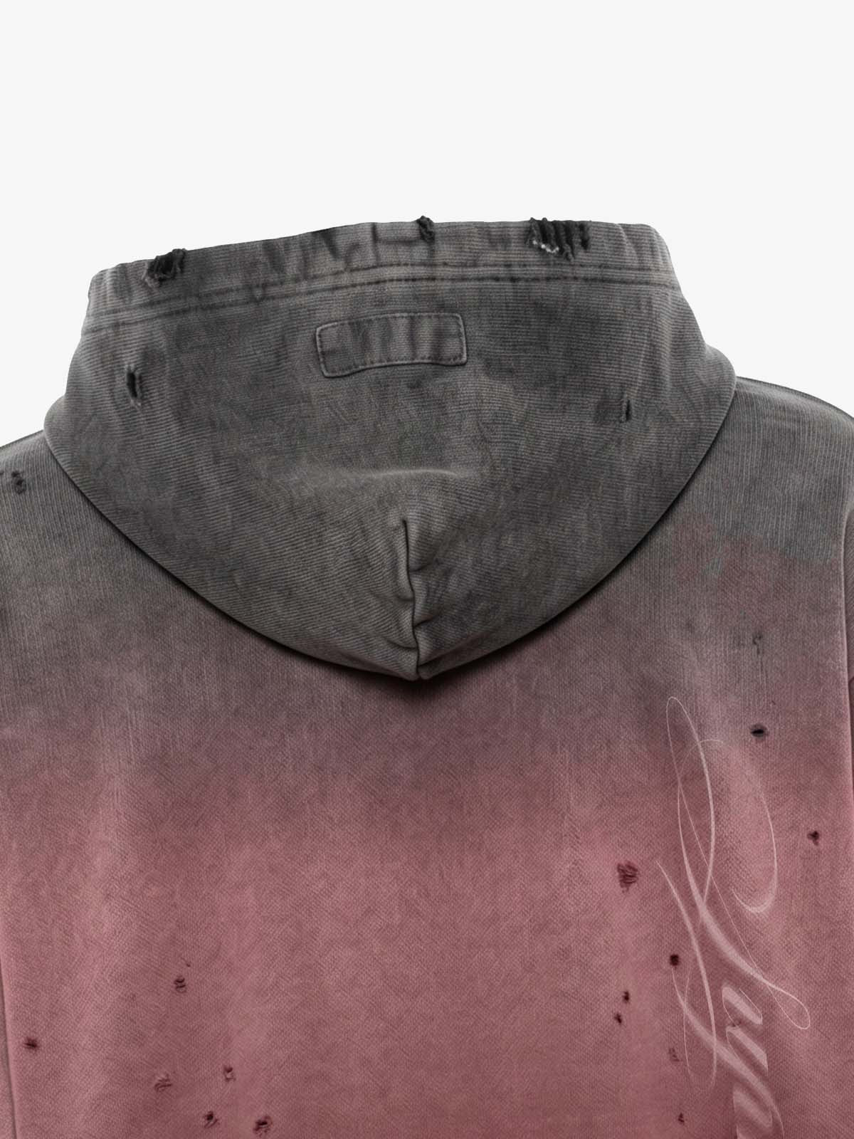 Dip-Dye Gradient Washed Sweatshirt