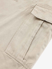 Curved-Hem Baggy Cargo Pants 