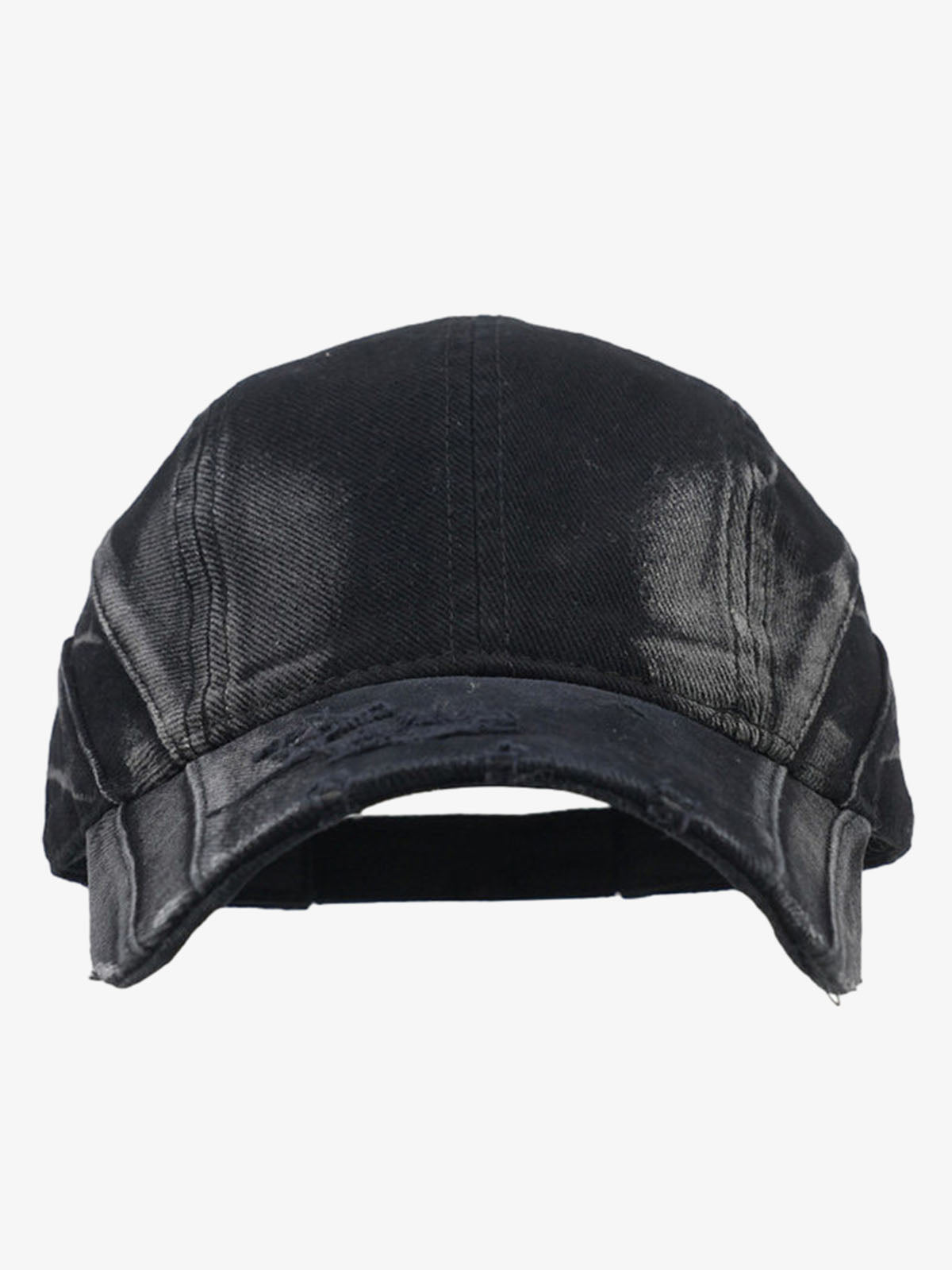 Washed Distressed Panel Baseball Cap 