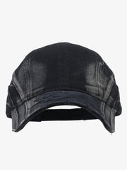 Washed Distressed Panel Baseball Cap 