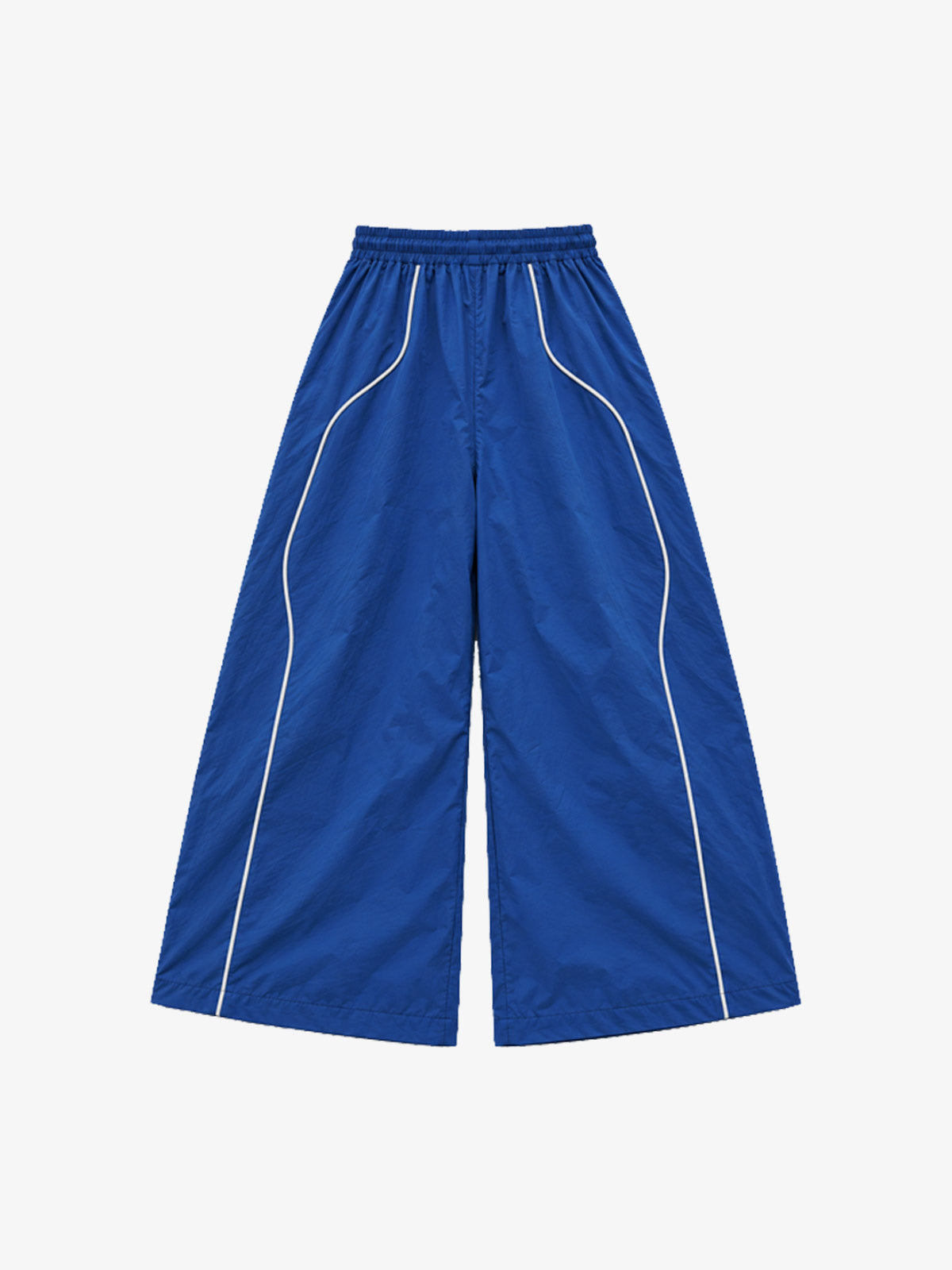 Retro Track Panel Zip-Up Jacket & Wide-Leg Track Pants Set