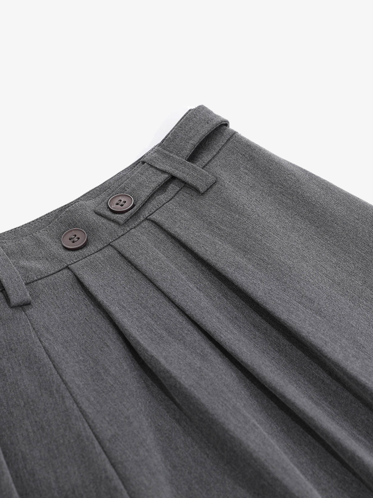 Pleated Wide-Leg Shorts 