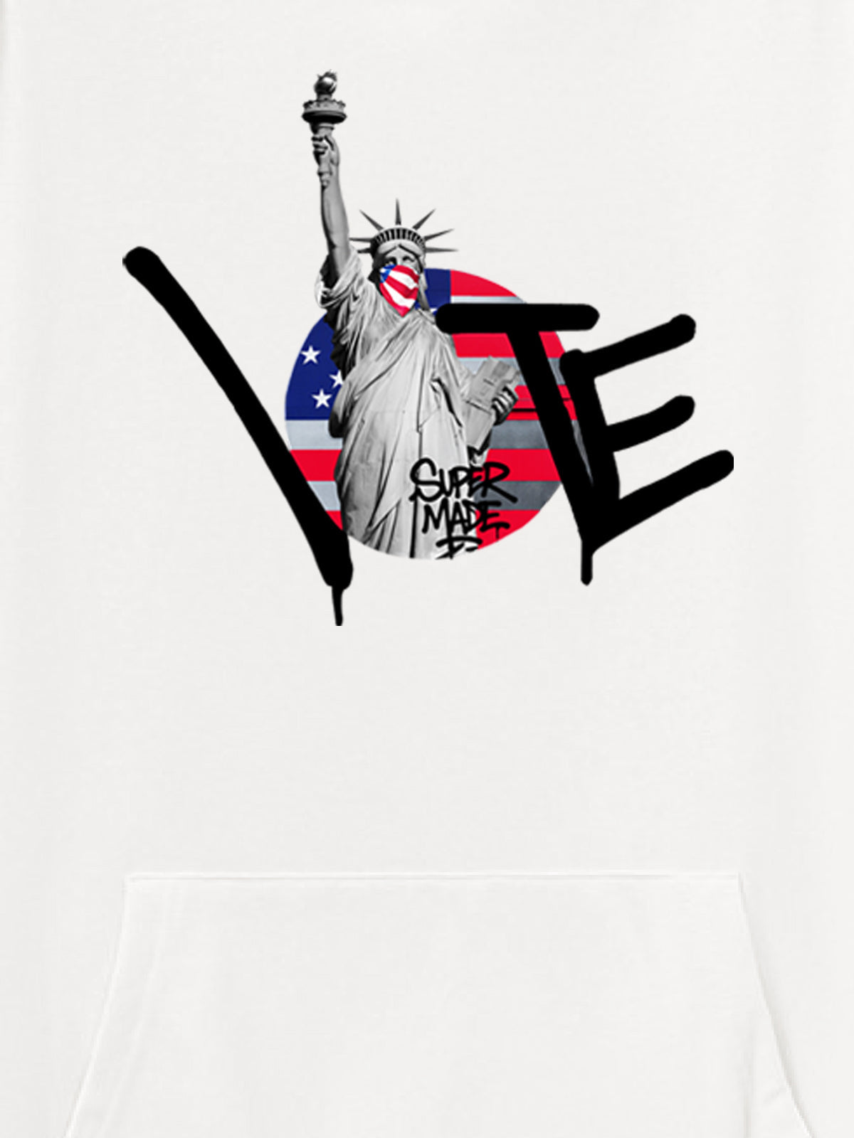 Supermade Statue Of Liberty Hooded Sweatshirt 