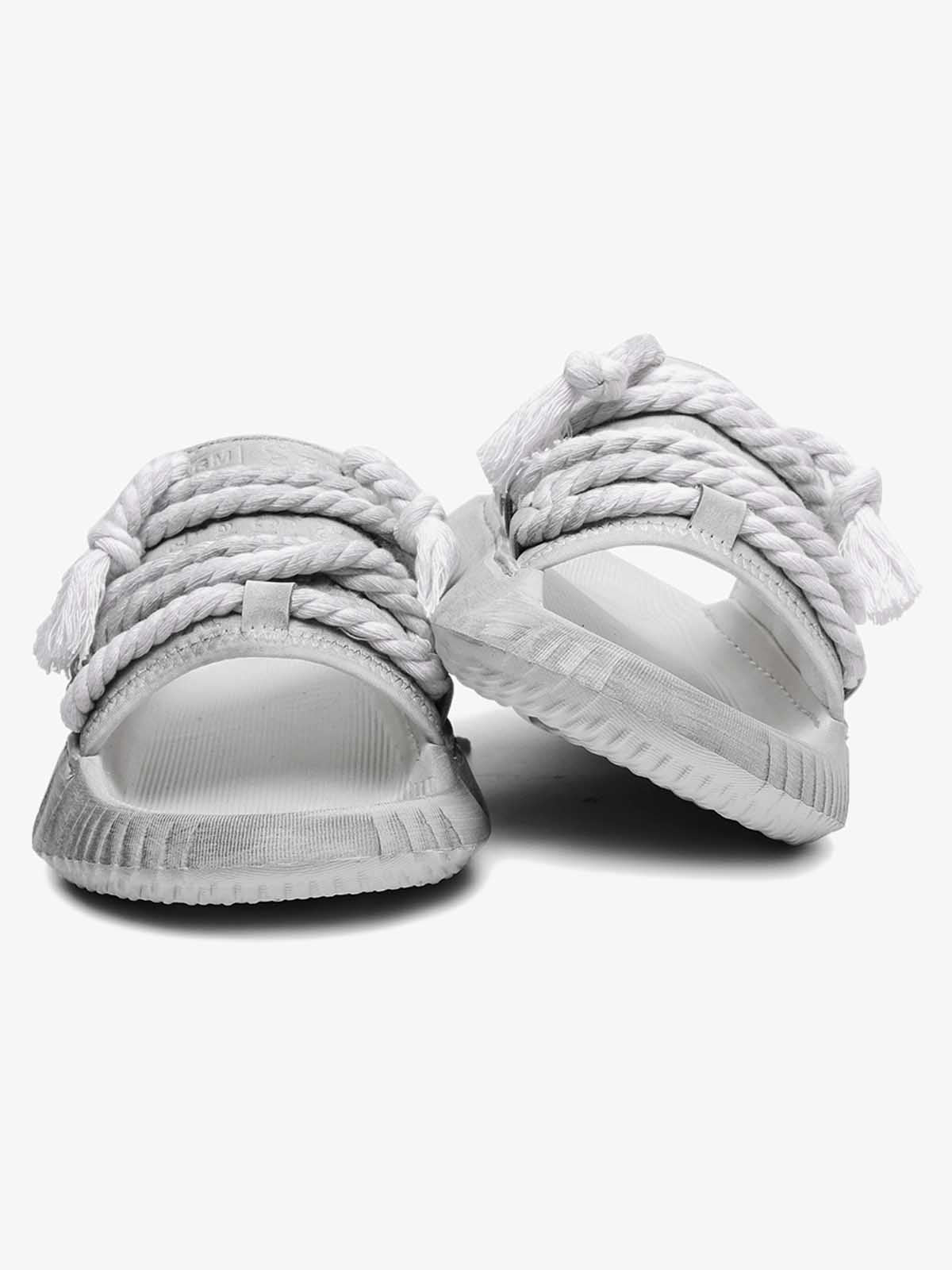 Stylish Rope Design Slip-On Sandals for Summer Comfort 