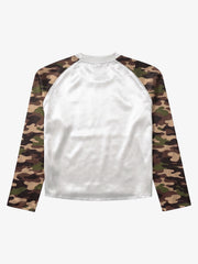 Camo Patchwork Satin Capri Pants Set