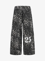 Leopardenmuster-Cropped-Hose
